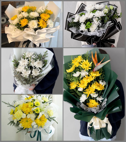 广东韶关市乳源县必背镇必背村白事花束代送